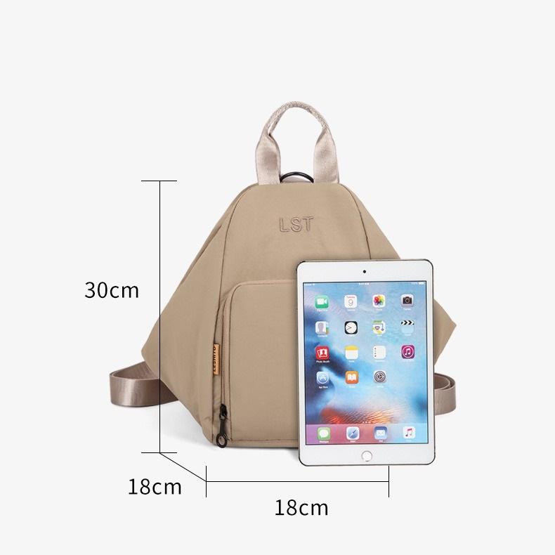 Nylon Multi-purpose Backpack, Portable Shoulder Bag, Water-resistant