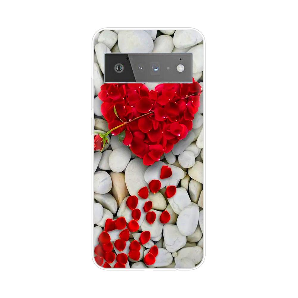 For Google Pixel 6 Pro Case Silicone Soft Clear TPU Phone Cover for Google Pixel6 Pixel 6 Pro 6A Case Pixel6A Cover Bumper Coque