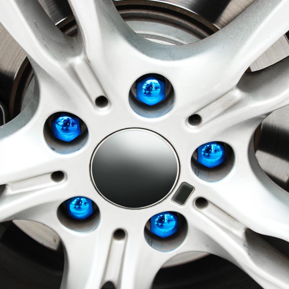 20pcs 17/19/21mm Tyre Wheel Hub Covers Wheel Nuts Covers Protection Caps Tire Wheel Screw Bolts Nut Caps Hub Screw Protector