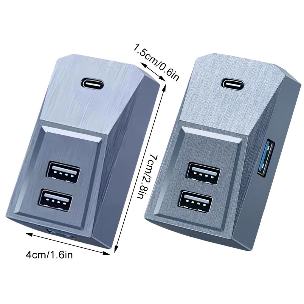 Handschuhfach USB-Hub für Tesla Model 3 Y Highland 2024 2023 2022 Digitales Display Splitter Handschuhfach Dockingstation Datenübertragung