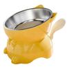 Large Diameter Elevated Cat Bowl Detachable Inclined Food Dish Cute Neck Protection Bowl  Cats