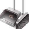 Household Broom & Dustpan Set with Hair Sweeping Squeegee