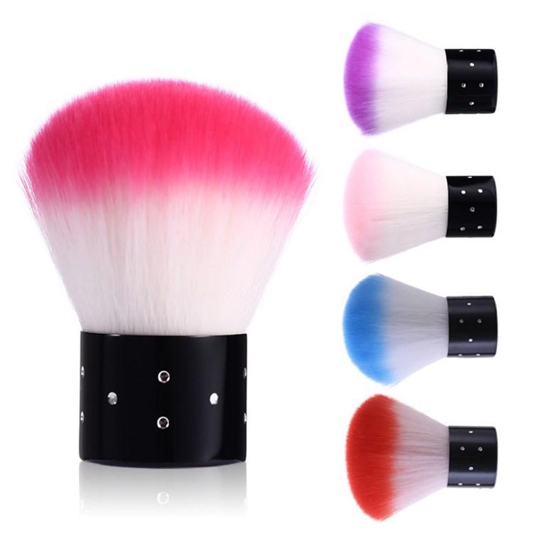 Nail & Makeup Mushroom Head Dust Brush for Art, Powder, & Blush