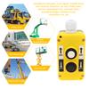 1 Piece Plastic COP-2B / COP-3B Rainproof Dump Trailer Remote Control Switch, Hoist Crane Pendant Control Station