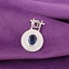 London Blue Topaz Stone Friend Gift Engagement Handmade Pendant Sterling Silver PP-57-1