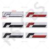 CJOZW1 3D Metal VWR Emblem Badge Racing Line Rear Trunk Decal Tailgate Car Stickers For Golf GTI Sagitar Magotan Arteon Touarwg