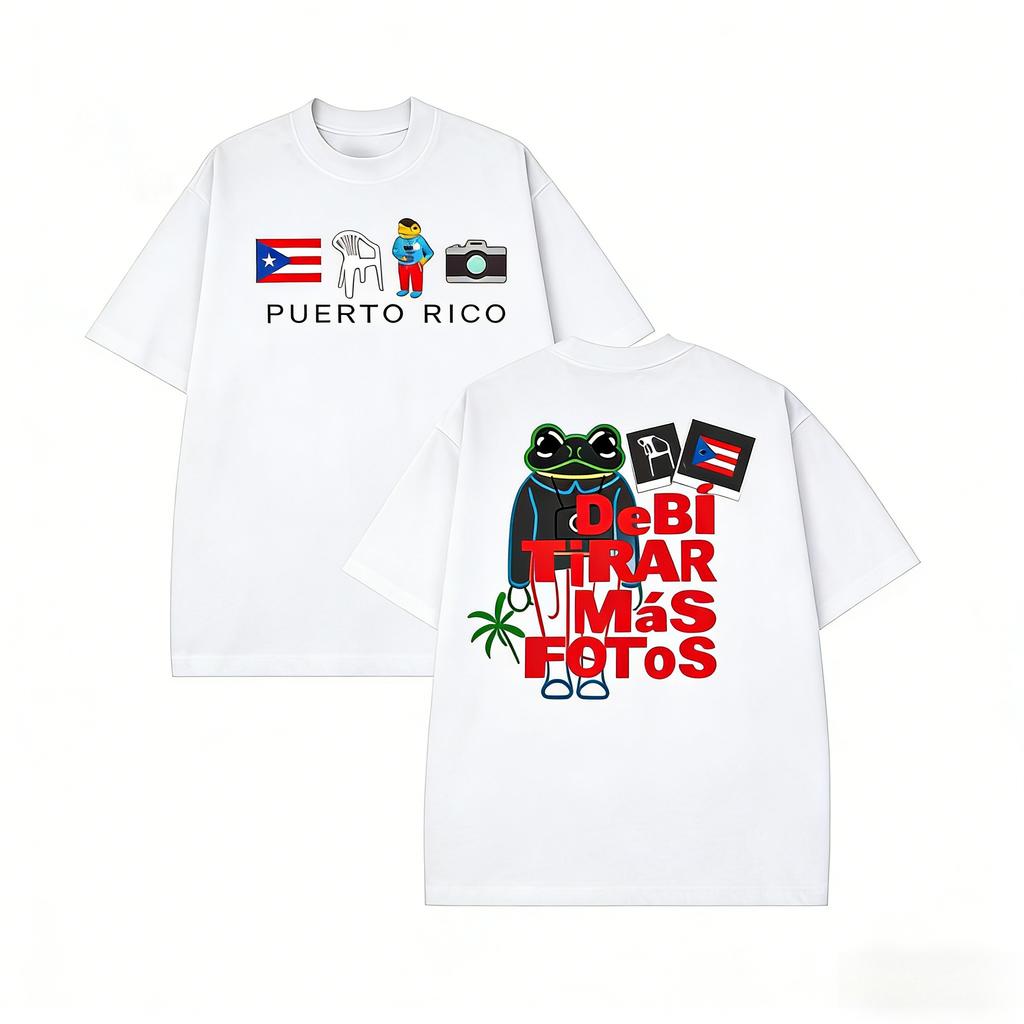 Bad Bunny DTMF Album TShirt for MenWomen Summer Pure Cotton Clothing Fashionable Casual Short Sleeved Tshirt Streetwear