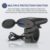 Motorcycle Charger 30W USB-C & 18W USB-A Dual Ports Phone Fast Charging Adapter