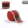Christmas Snowflake Linen Ribbon Decoration Bow