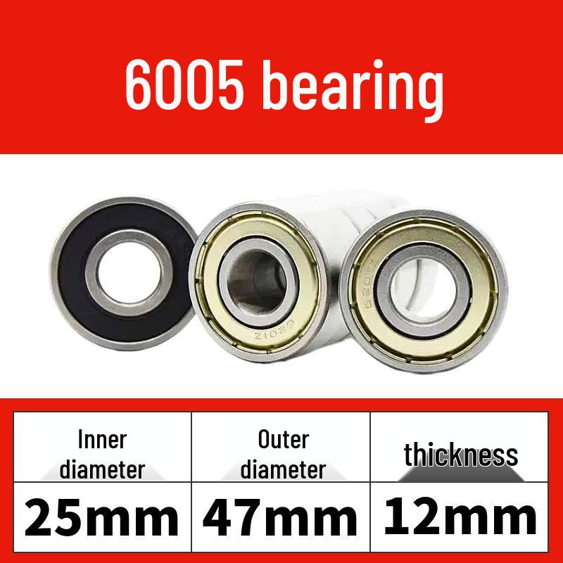 Luoyang Yüksek Kaliteli Dayanıklı Aşınmaya Dayanıklı Derin Kanallı Bilyalı Rulman 6200-6206 Serisi