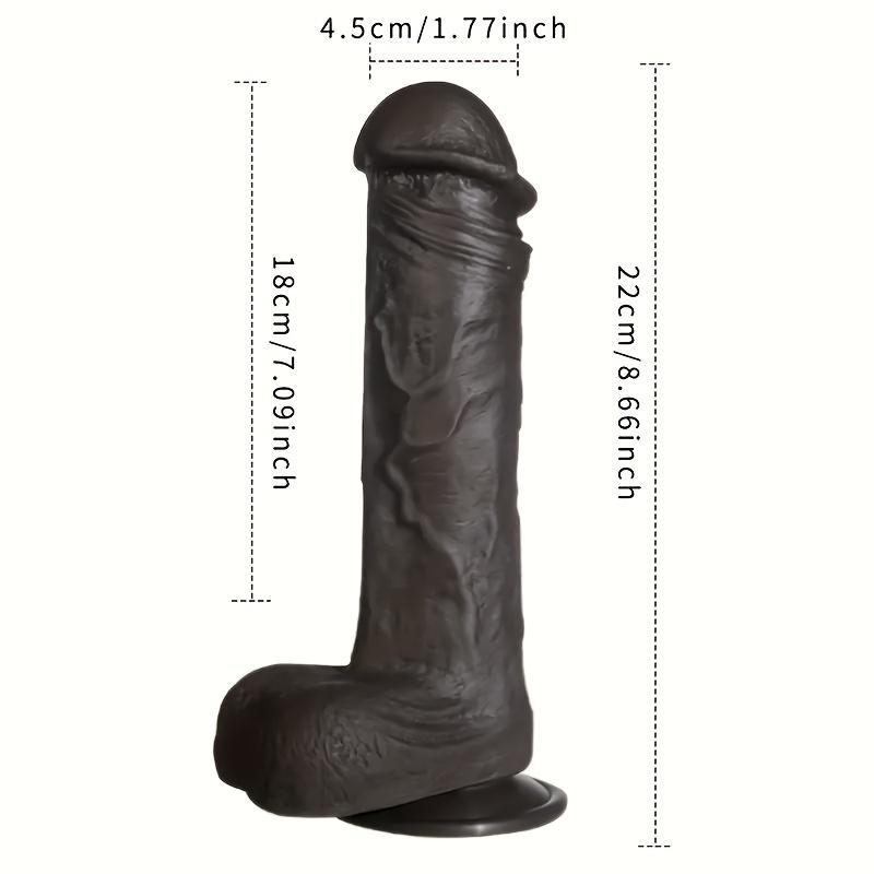 8.66in 4-in-1 Heated Liquid Silicone Dildo 10 Frequency Vibration Modes,360° Rotation,Wireless Remote Control,Infrared Sensor,Couples' Adult Intimacy