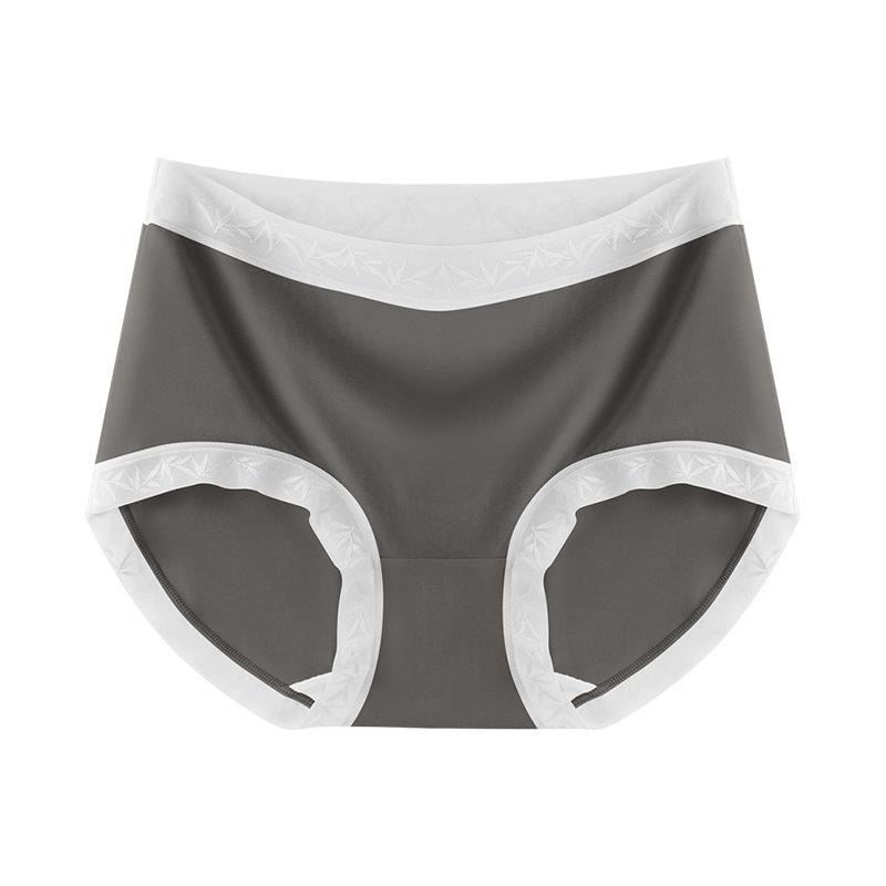 Lady Spring 10A Antibacterial Ultra High Elastic Breathable Moisture Absorption No Trace Comfortable Waist Triangle Briefs