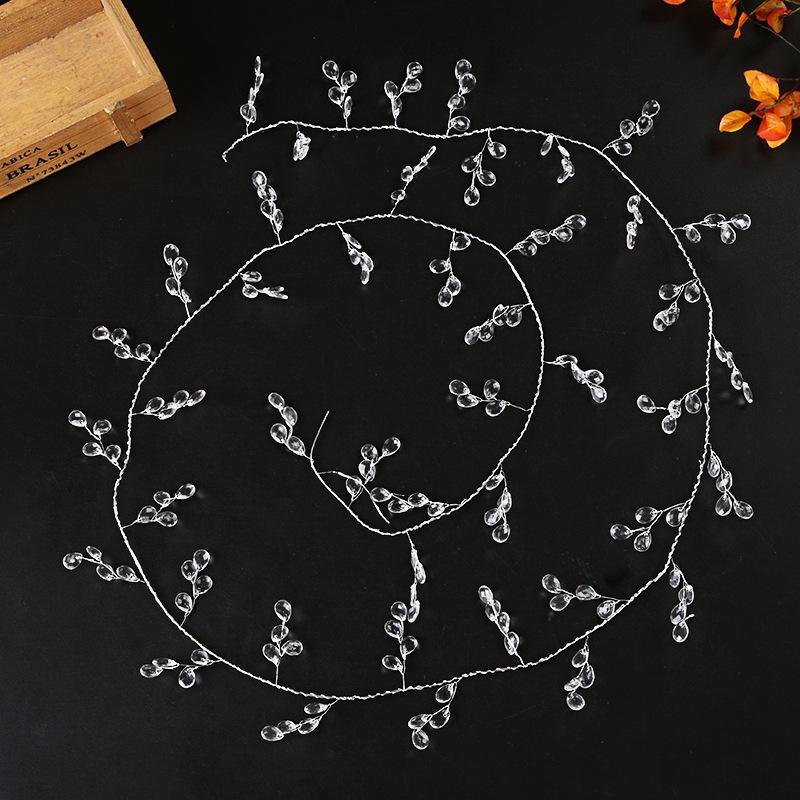 1.5m Crystal Bead Curtain, Water Drop Beads, DIY, Wedding Decorations, Branch Rope, Party Decorations, Wedding Party Supplies