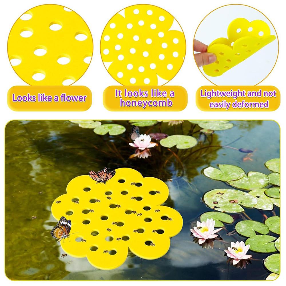4pcs Floating Bee Island for Garden Bee Insect Waterer, Butterfly Water Stations