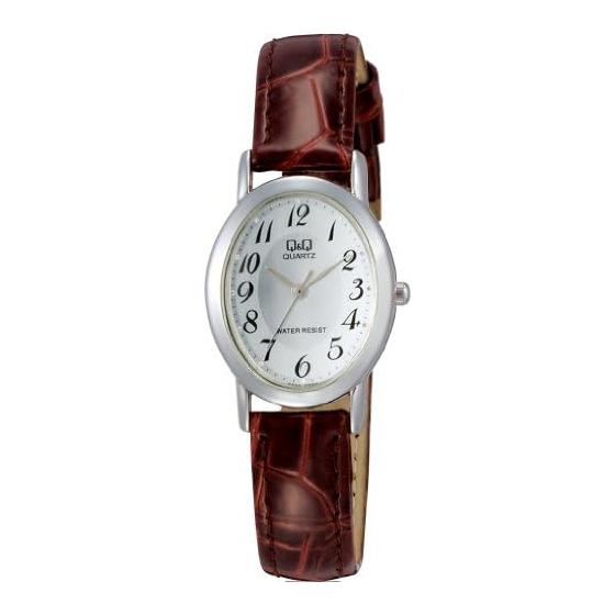 

[Citizen Q&Q] Watch Analog Waterproof Leather Strap VZ89-304 Women s Silver
