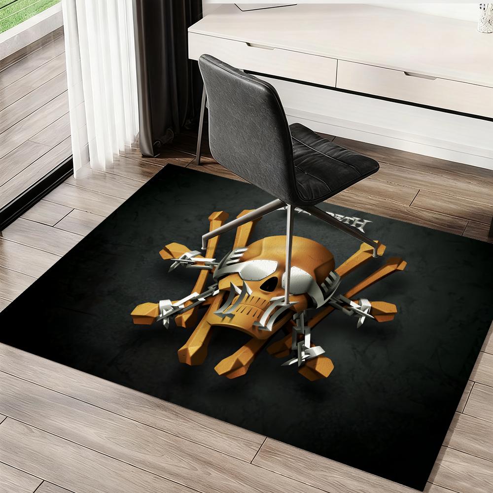 Rock Music Floor Mat Soft Thickened Absorbent Non-Slip Bedroom Living Room Door Mat Home Decor Flannel Rugs