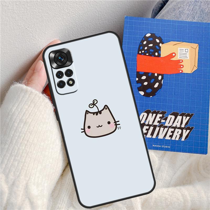 Cute Kawaii Cat Funda For Xiaomi Redmi 14C 10C 12C 13C Redmi Note 14 Pro 9 10 11 12 10S 11S 12S 13 Pro Case