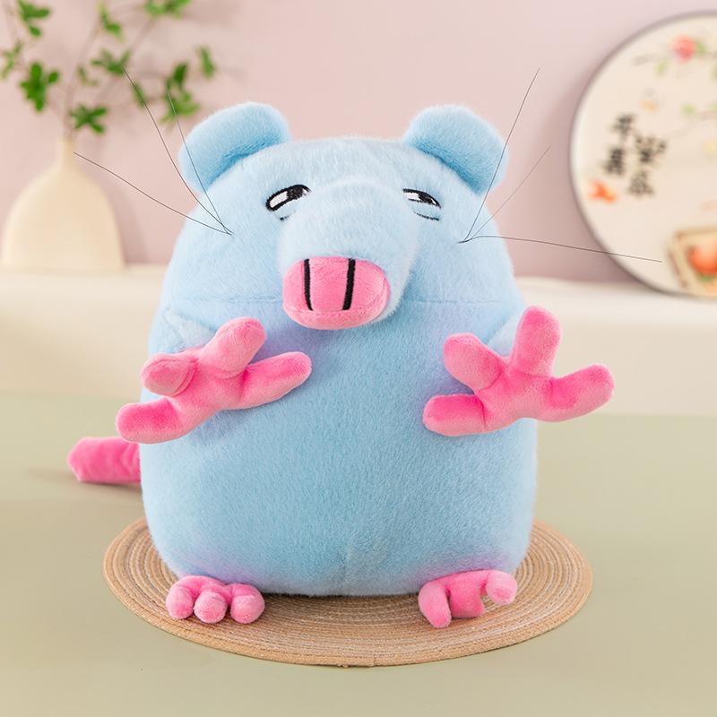 Popular Pizzata Mouse Plush Doll Creative Plush Toy Children's Soothing Doll Girlfriend Birthday Gift