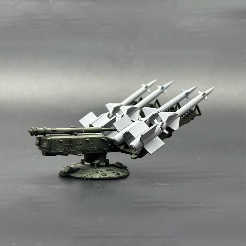 1:144 Scale Sam Air Defense Missile Series Simulation Plastic Tank Model Collection Decoration Toy Gift Souvenir Display