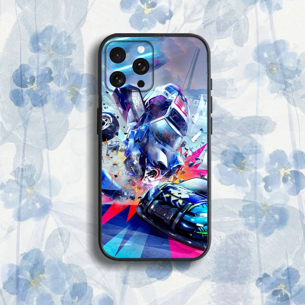 Game Rocket L-League Phone Case For iPhone 17,16,15,14,13,12,Pro,Max,Plus,E,SE4,Air,Mini Black Soft Box