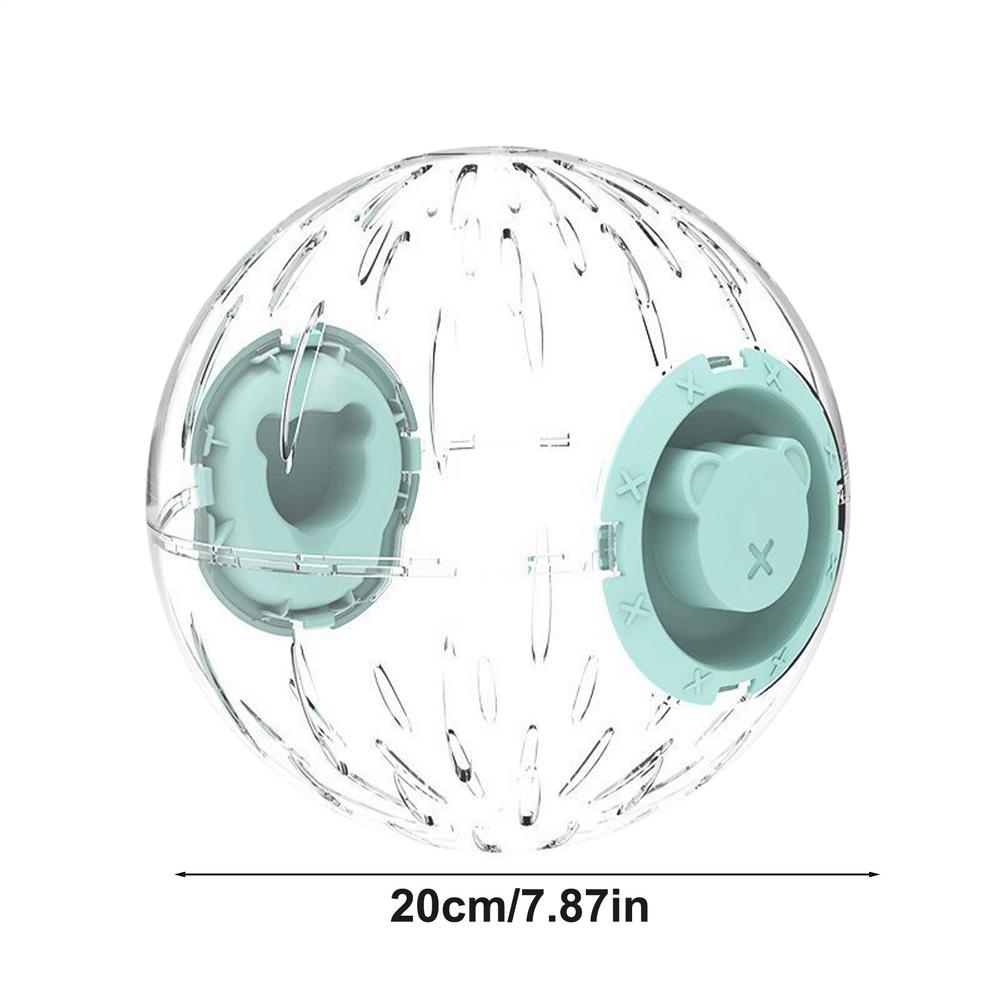 Guinea Pigs Running Ball Toy Comfortable Stress Relief Hamster Ball Transparent Spacious Space Pet Wheel For Home Living Room