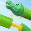 Cartoon Design Water Squirter Colorful EVA Shark Squirter Toys Pool Toys Water Toys  Backyard Play