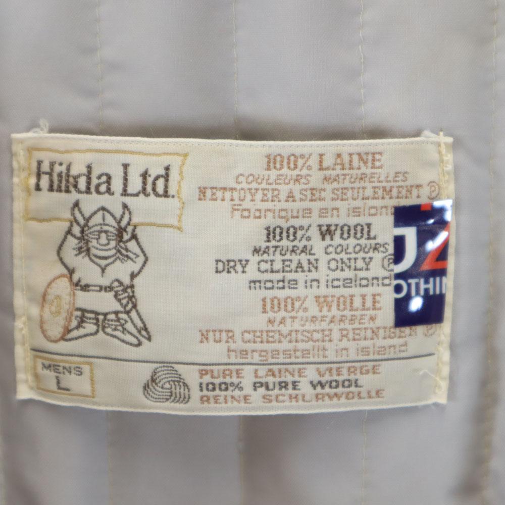 Hilda Ltd 80er Jahre Hergestellt in Island, Vintage, Japanischer Standardstrick Blazer Herren Gebraucht