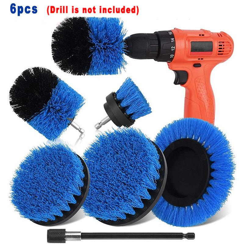 Reinigungsbürste für elektrische Bohrmaschinen, Badezimmeroberflächen, Badewanne, Dusche, Fliesen und Fugenmörtel, Allzweck-Reinigungsset für Power Scrubber