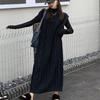 Maglione gilet pullover versione coreana versatile maglione lungo sciolto pasta fritta maglione lungo senza maniche maglione lavorato a maglia da donna