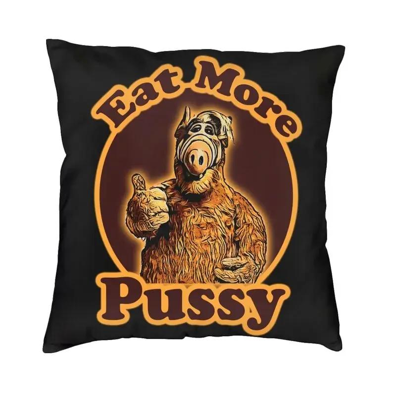 Fashion Alf Cushion Cover 45x45cm Polyester Alien Life Form Sci Fi Tv Show Pillow Case for Sofa Car Square Pillowcase Decoration