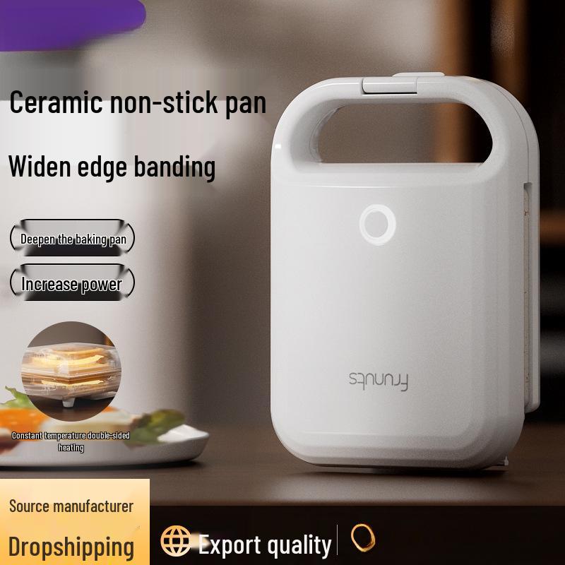 Multi-Functional Breakfast and Sandwich Maker – Crimping Toaster & Waffle Maker