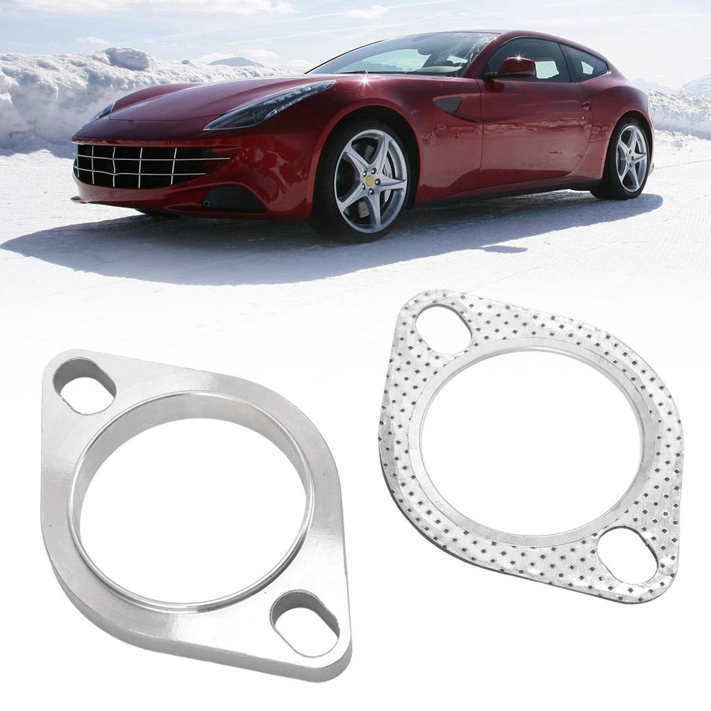 Exhaust Flange Gasket Kit Exhaust Flange Connection Kit Rust Proof  Strong Sealing Good Fixation for Muffler