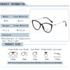 New Fashion Anti-Blue Light Glasses Ultra-Light Blush Cold Brown Korean Round Metal Frame Eyewear