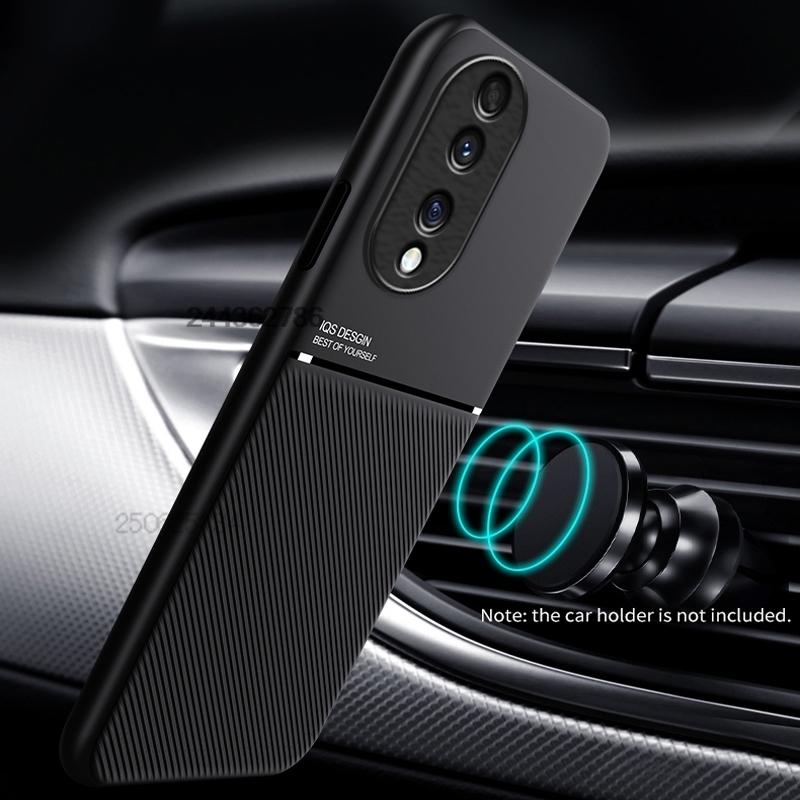 High Quality Silicone Case For Honor 300 200 100 90 80 Pro Lite X9A X9B X8A X8B X6B Back Cover Built In Magnetic Suction Shell