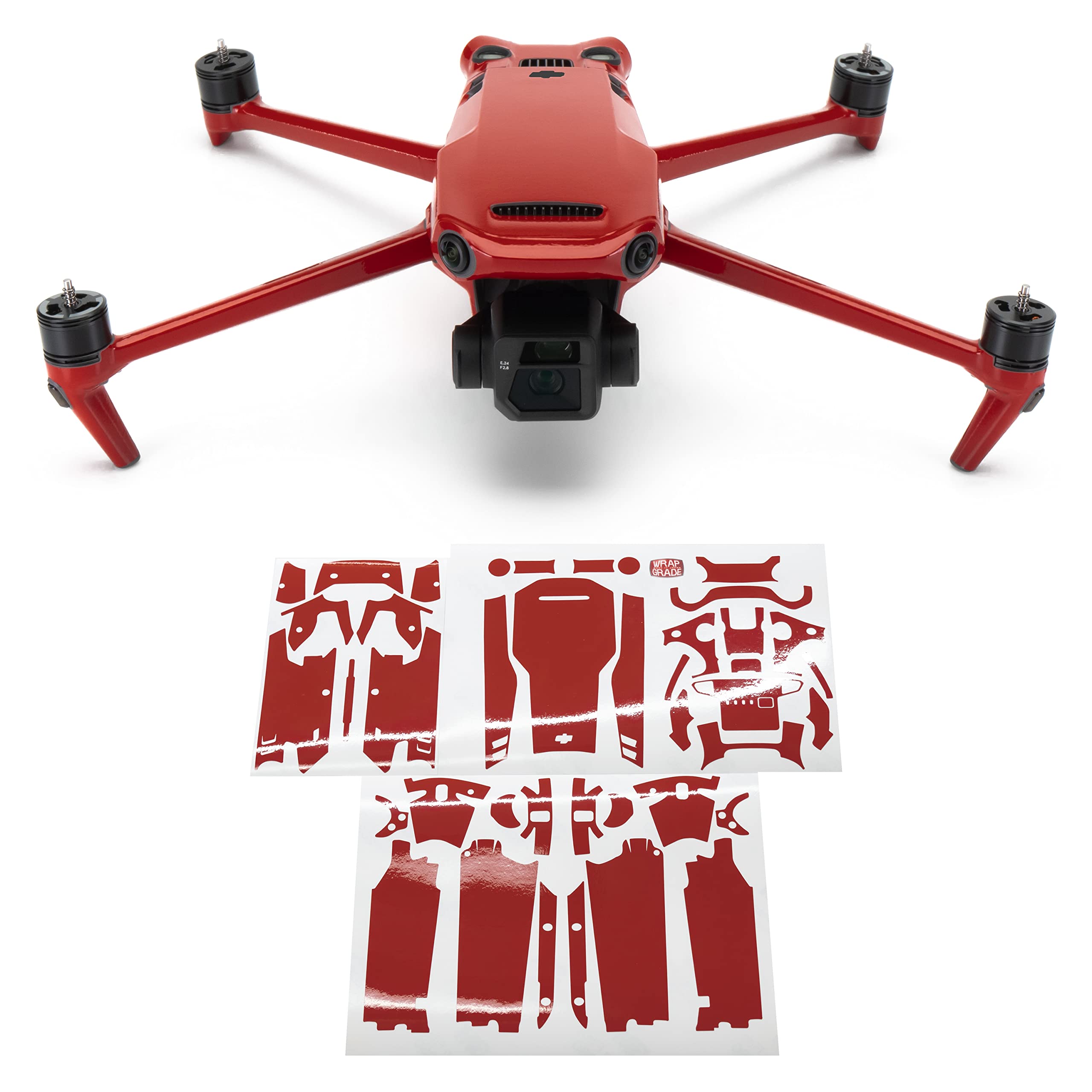 

WRAPGRADE Skin Sticker for DJI Mavic 3 Mavic 3 Classic / (Super Red)