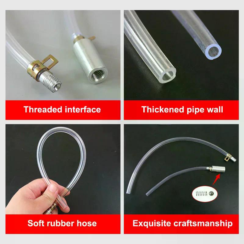 Motorcycle Oil Filler Tube Motorcycle Hydraulic Brake Bleeding Tool Check Valve Tubing Tools Para Moto Car Accessories