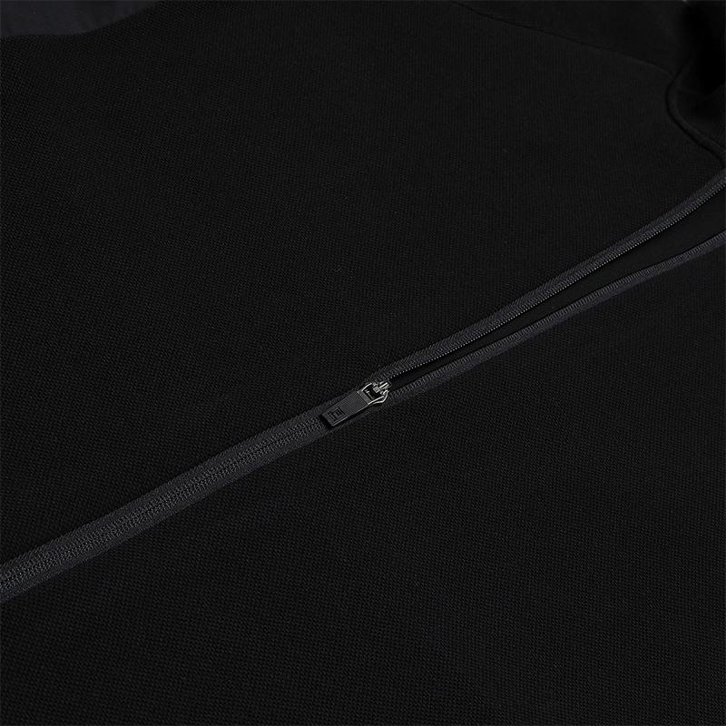 Fila Blue Fashion Simple Solid Color Personality Trendy Casual Versatile Comfortable Hooded Jacket Men Jacket F11M542405FBK