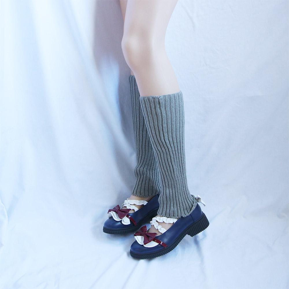 Cosplay Halloween Costume Accessories Knitted Socks Women Hosiery Wool Leg Warmers Foot Cover