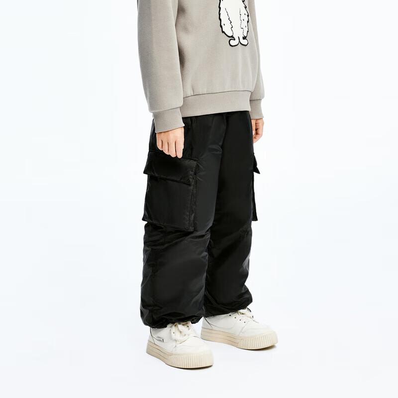 little MO&Co. Kids  Volcanic Rock Thermal Down Workwear Pants 110