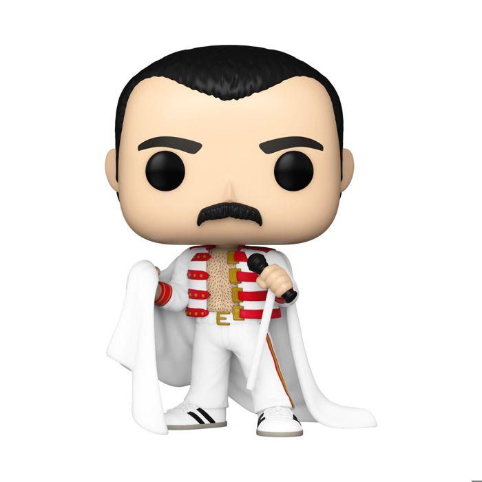 Figurine - funko - pop rocks n° 414 - freddy mercury - 9 cm - noir - mixte