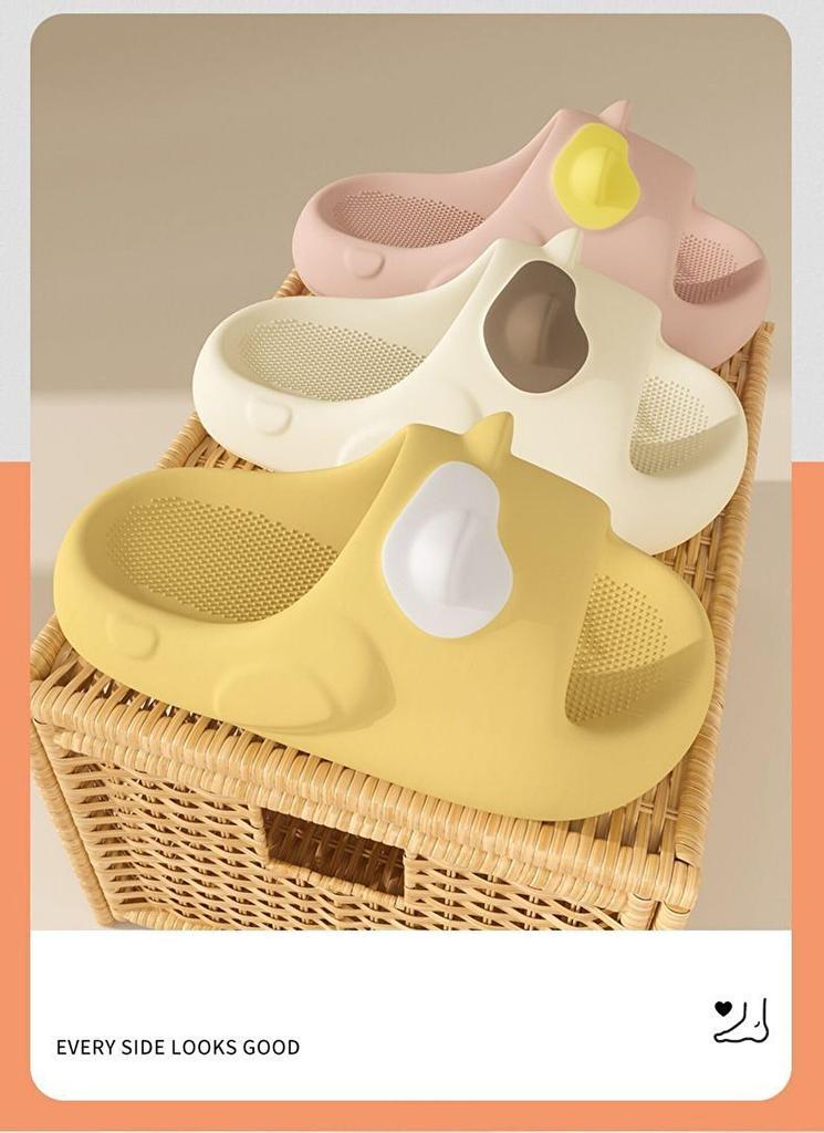 Pupule holomua Platform Cat Room Shoes for Indoor and Toilet Japanese Shoe Women's Sandals/Slippers, Cats, Use, Balcony, (Yellow, Sizes, Adult,