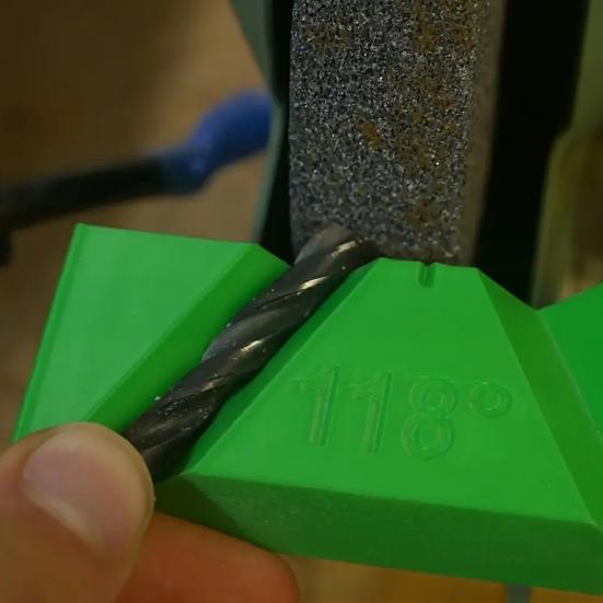 Drill Bit Sharpener Grinder Attachment Portable Jig for Angle Grinder Cutter Sharpener Multifunctional Tool for All Drill Bits