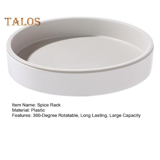 360-Degree Rotatable Lazy Susan Organizer Turntable Large Capacity Spice Organization Makeup Organizer Storage Holder