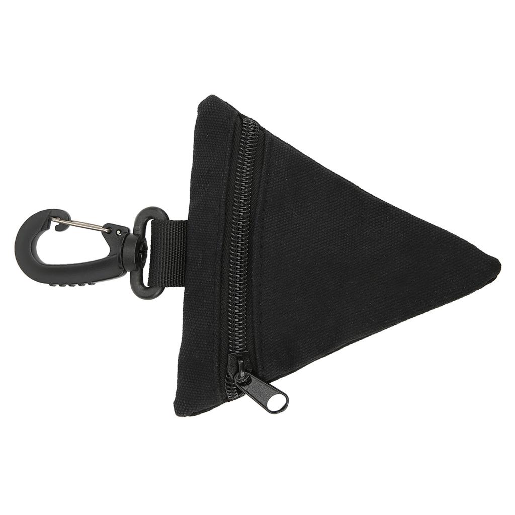 Military Wallet Outdoor Triangles Hang Buckle Durable EDC Pouches for Outing Item StorageBlack