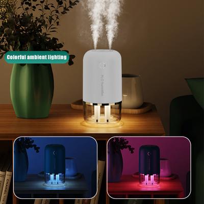 Portable Usb-powered Aroma Diffuser And Air Humidifier With Light Mist Maker Nozzle Air Home Car Thoughtful Present