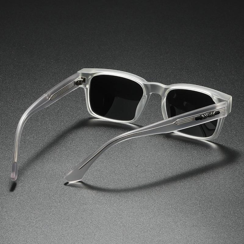 New Quality Square Sunglasses Male Metal Core CP UV 400 Protection Female Sun Spectacles Travel Hiking Beach Fishing Eye Spectacles