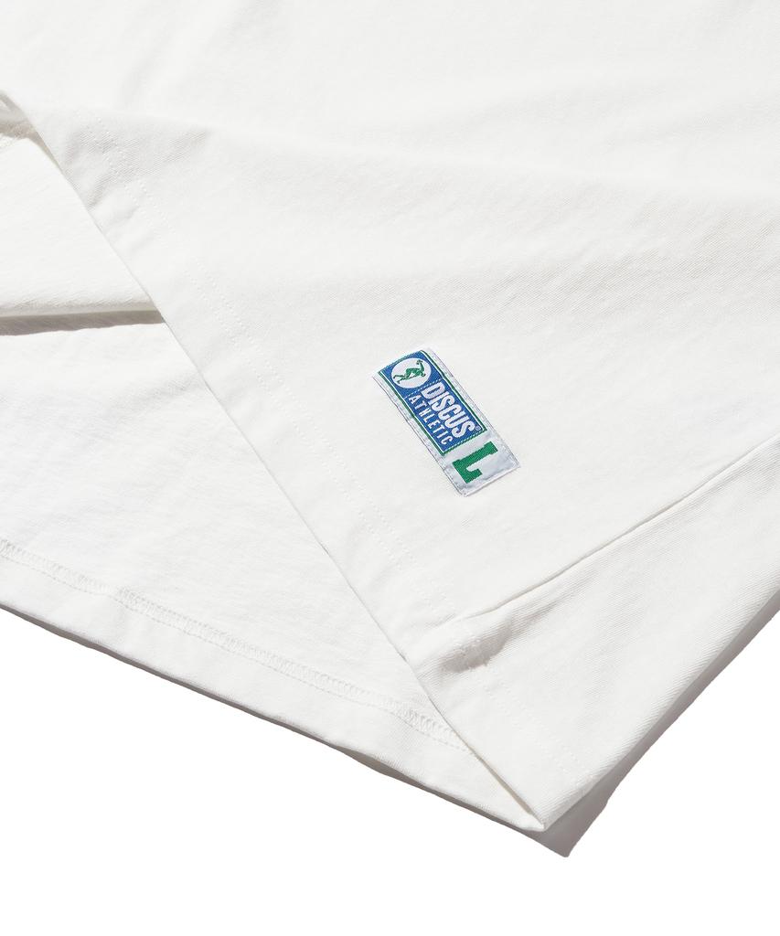 DISCUS ATHLETIC Nice Weather Collaboration Nice Series Ringer T-Shirt Off White