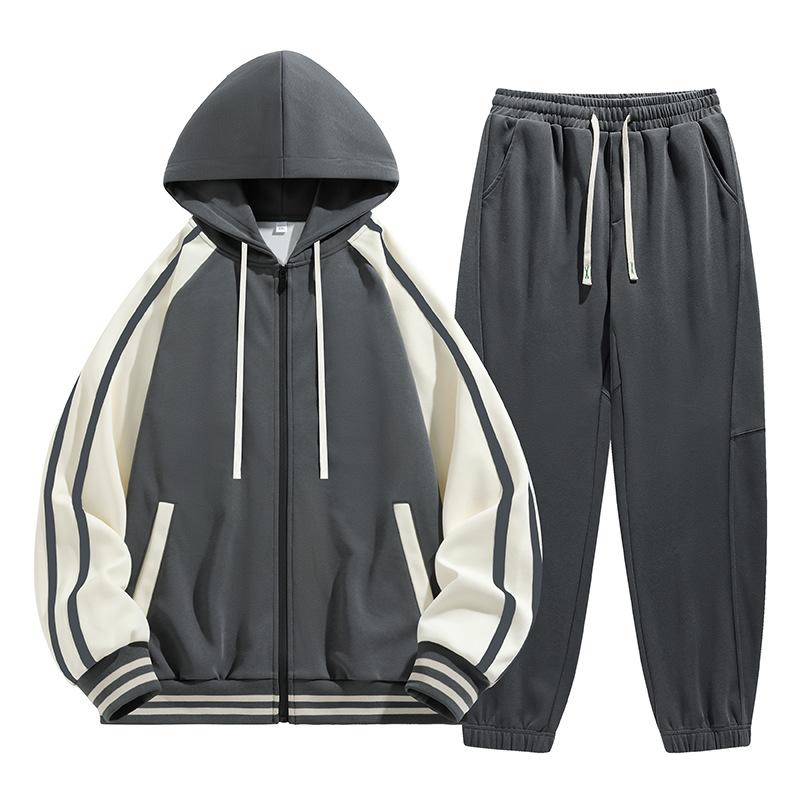 

Женская весенне-осенняя толстовка с капюшоном, кардиган, повседневная куртка с открытыми плечами для влюбленных, комплект из двух предметов 3XL серый