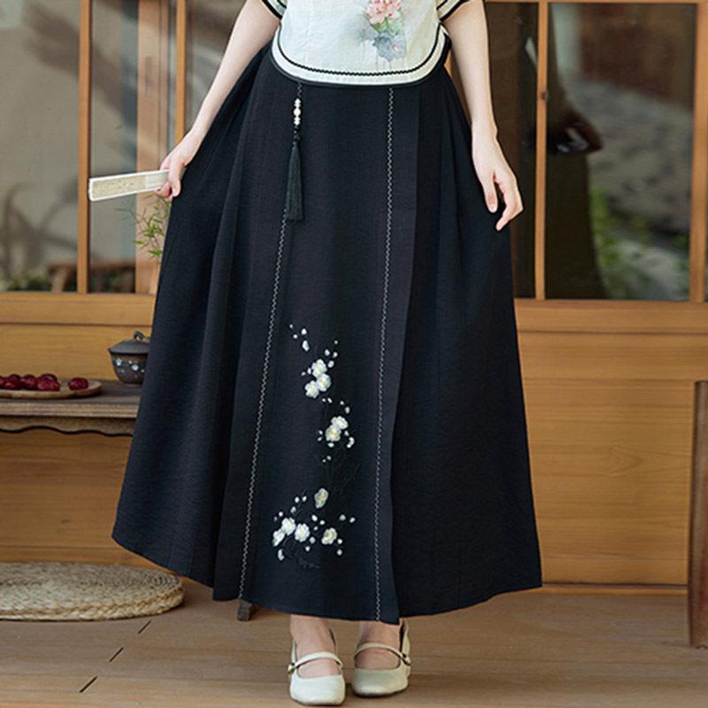 Daily Republic of China style new Chinese Suzhou cheongsam improved young women's high-end top two-piece skirt spring and summer wear