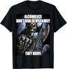 OPWHZVLR Funny Alcoholics Dont Run In My Family They Drive Cool T-Shirt